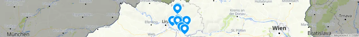 Map view for Pharmacies emergency services nearby Sankt Leonhard bei Freistadt (Freistadt, Oberösterreich)
